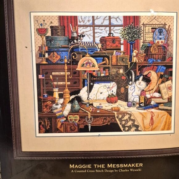 Maggie the Messmaker Cross-stitch Dimensions Gold Collection - Picture 1 of 5